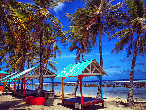 Nauru's beaches are clean and pristine 